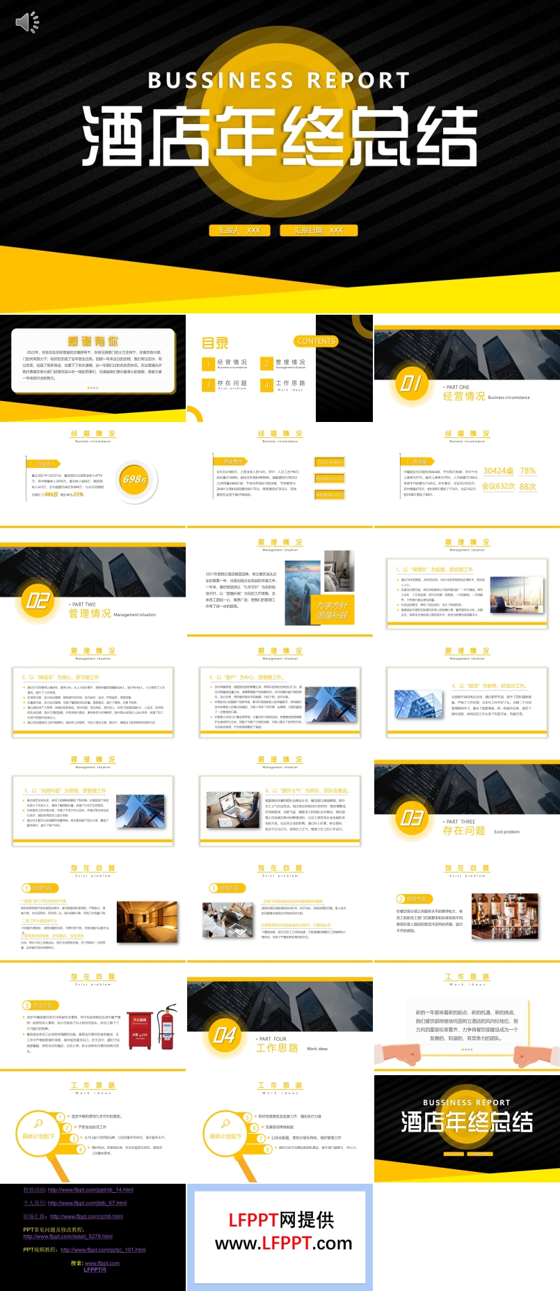 酒店年終總結ppt范文