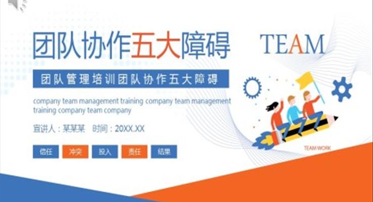 团队管理培训团队协作五大障碍培训PPT课件