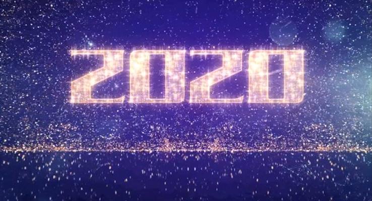 特效动画新年祝福贺卡PPT模板