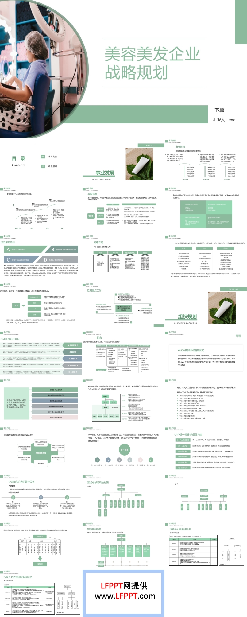 美容美发企业战略规划PPT