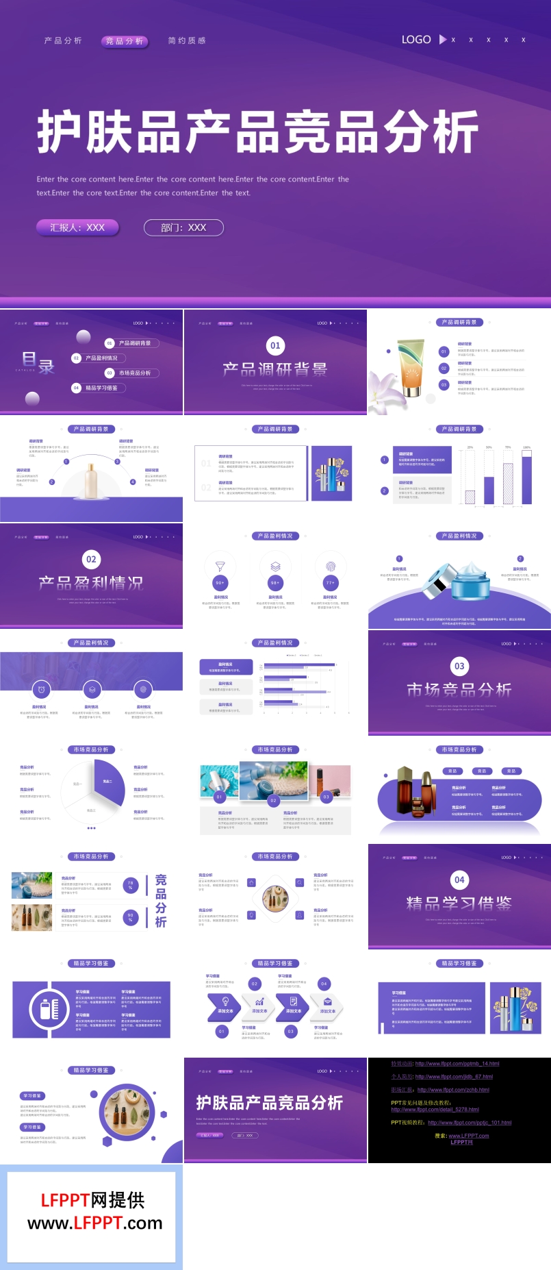 護(hù)膚品競品分析總結(jié)匯報(bào)PPT