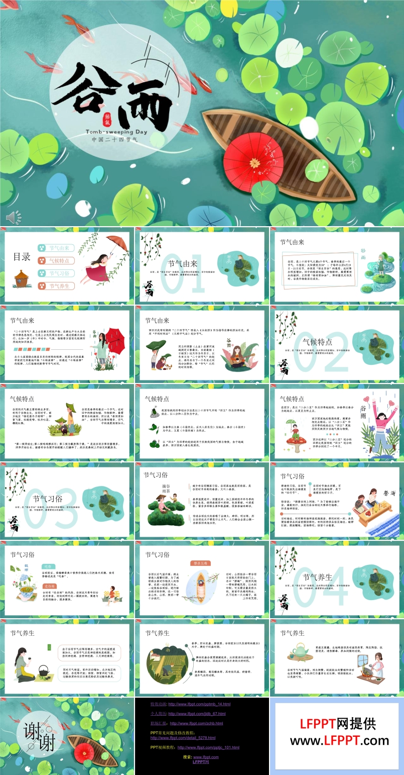 二十四節(jié)氣谷雨的含義PPT