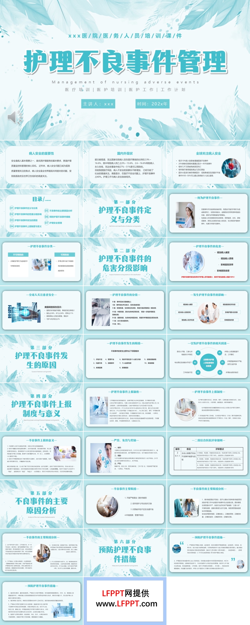 醫(yī)療護(hù)理不良事件管理培訓(xùn)ppt模板