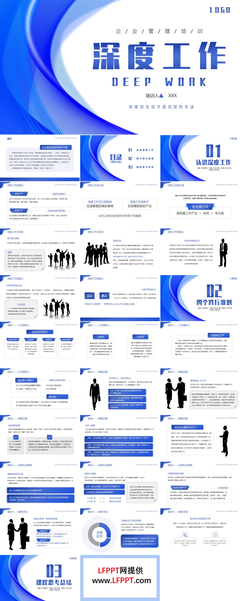 企業(yè)員工培訓(xùn)課件通用PPT模板