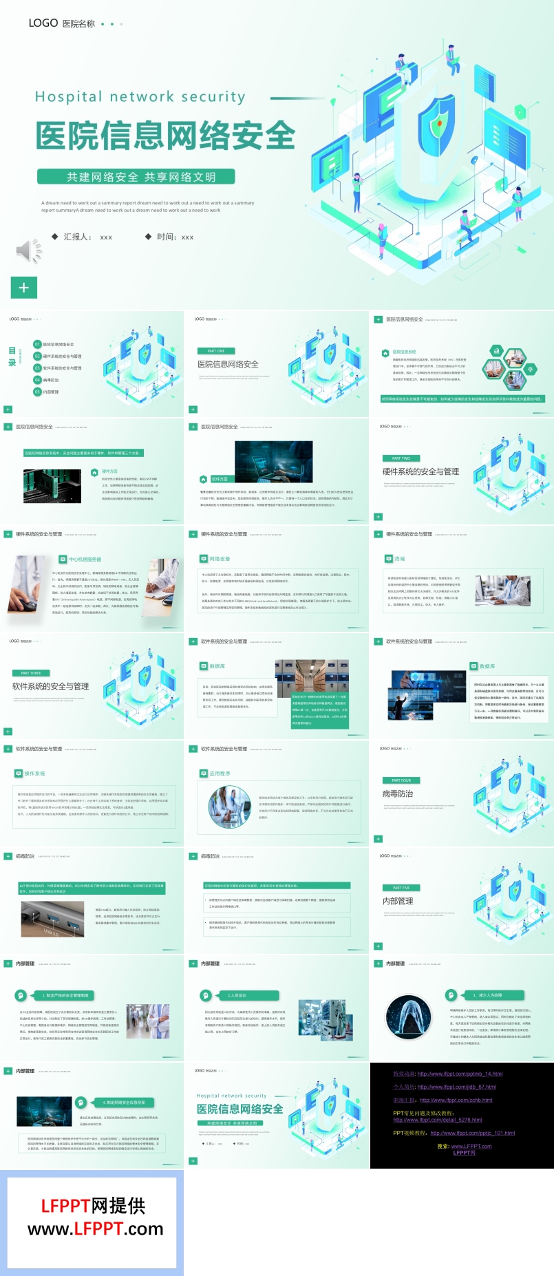 醫(yī)院信息網(wǎng)絡(luò)安全培訓(xùn)ppt模板