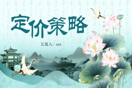 定價(jià)策略PPT課件市場(chǎng)營(yíng)銷市場(chǎng)分析