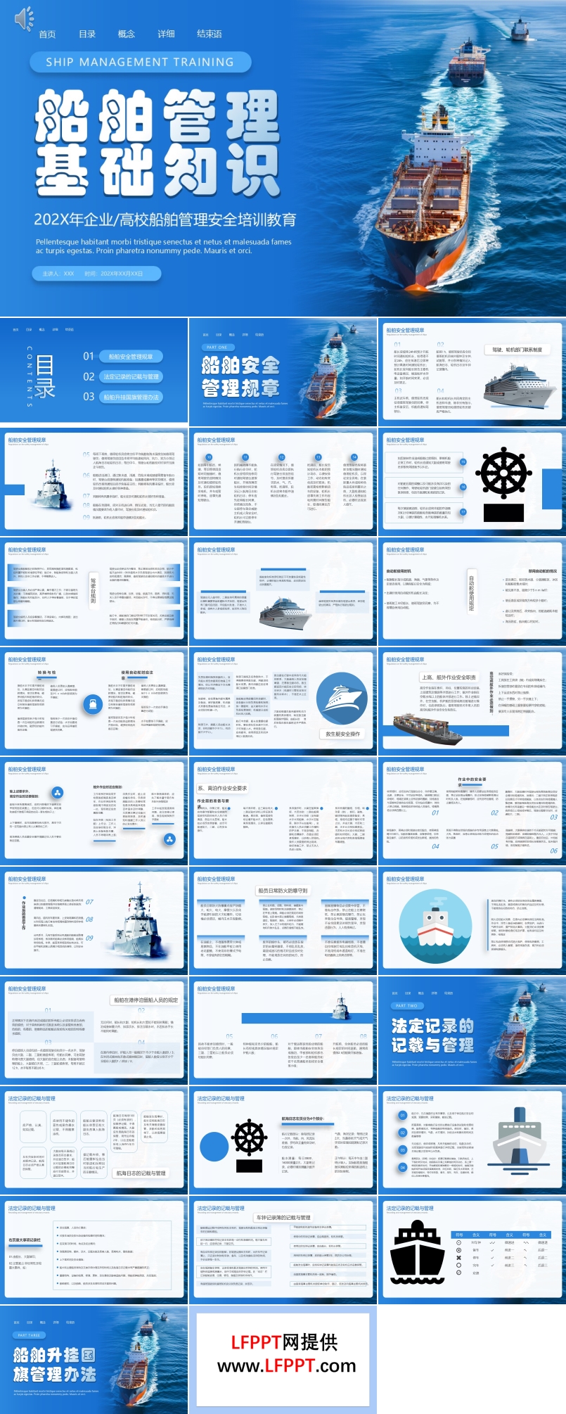 船舶管理基礎(chǔ)知識PPT培訓(xùn)模板