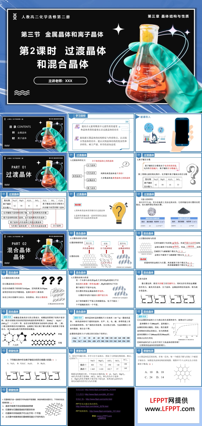 3.3.2過度晶體與混合晶體高二化學人教選修第二冊PPT課件