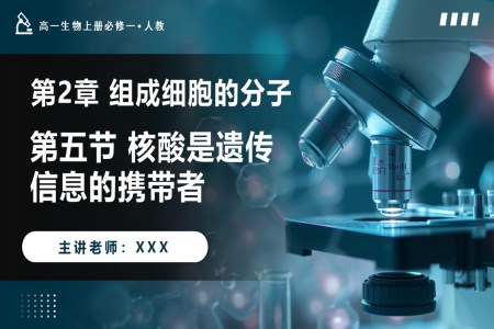 2.5核酸是遺傳信息的攜帶者高一人教生物上冊(cè)必修一PPT課件含教案