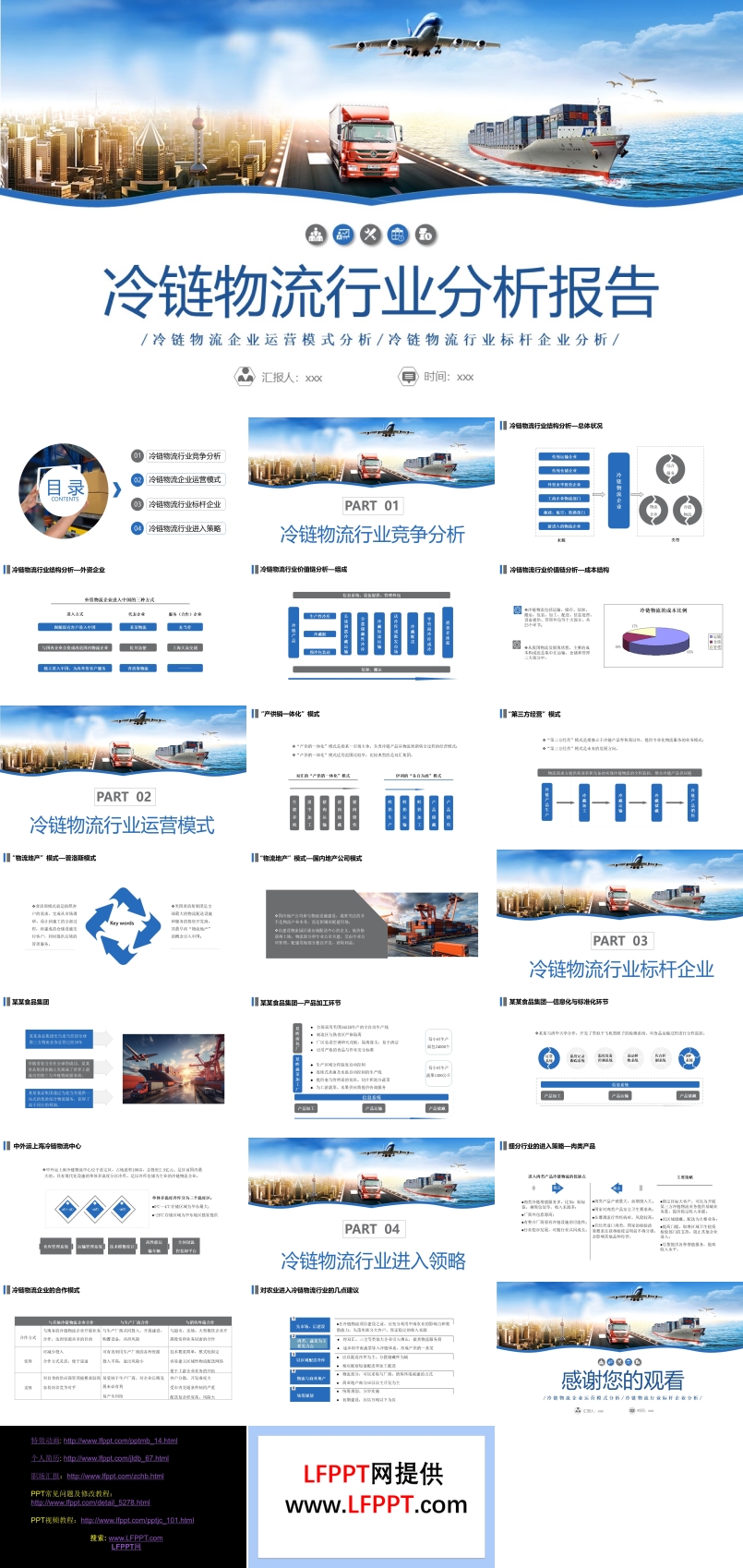 冷鏈物流行業(yè)分析報告PPT含講稿