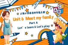 Part A  Let’s learn & Let's play人教四年級英語上冊Unit6第2課時PPT課件含教案