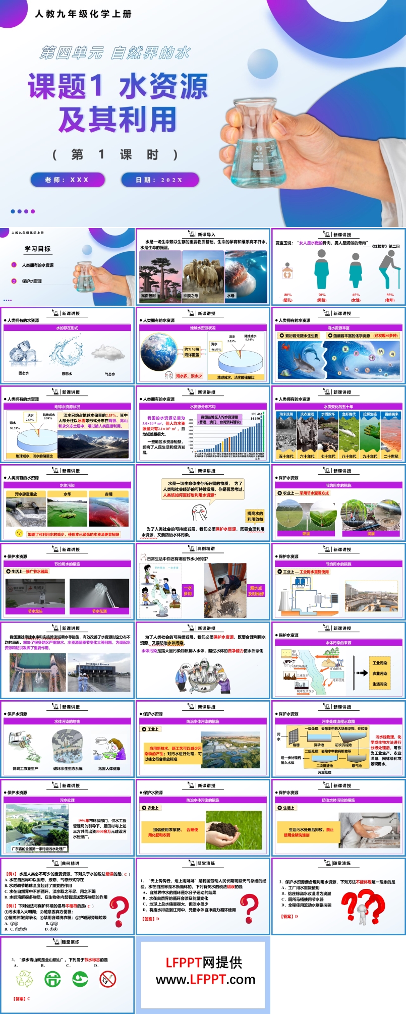 水資源及其利用第1課時(shí)人教九年級(jí)化學(xué)上冊(cè)PPT課件含教案