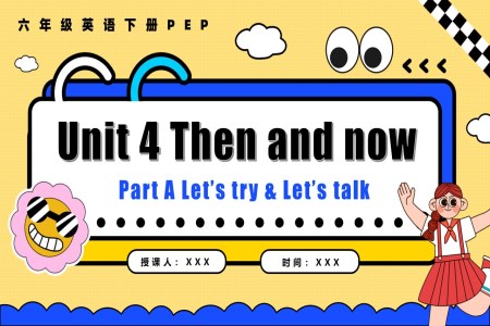 Unit 4 第2课时 Part A  Let's try  Let's talk六年级英语下册PPT课件含教案