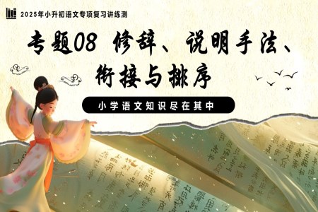 句子修辭、說明手法、銜接與排序2025年小升初語文復(fù)習(xí)講練測統(tǒng)編PPT課件含教案