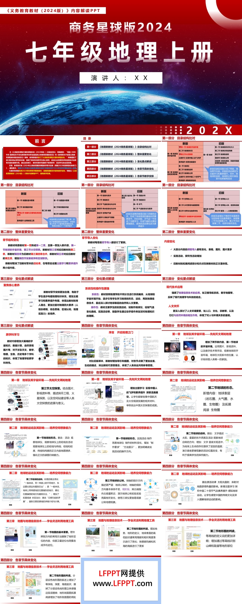 七年级地理上册商务星球版2024新教材解读义务教育教材内容解读PPT课件