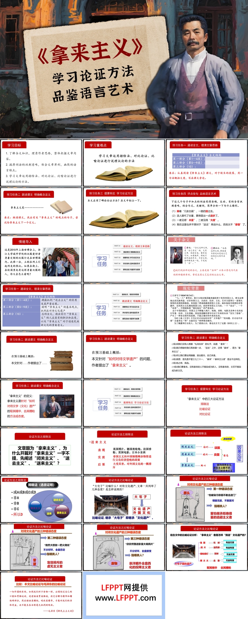 《拿来主义》高一语文同步备课系列统编必修上册PPT课件含教案