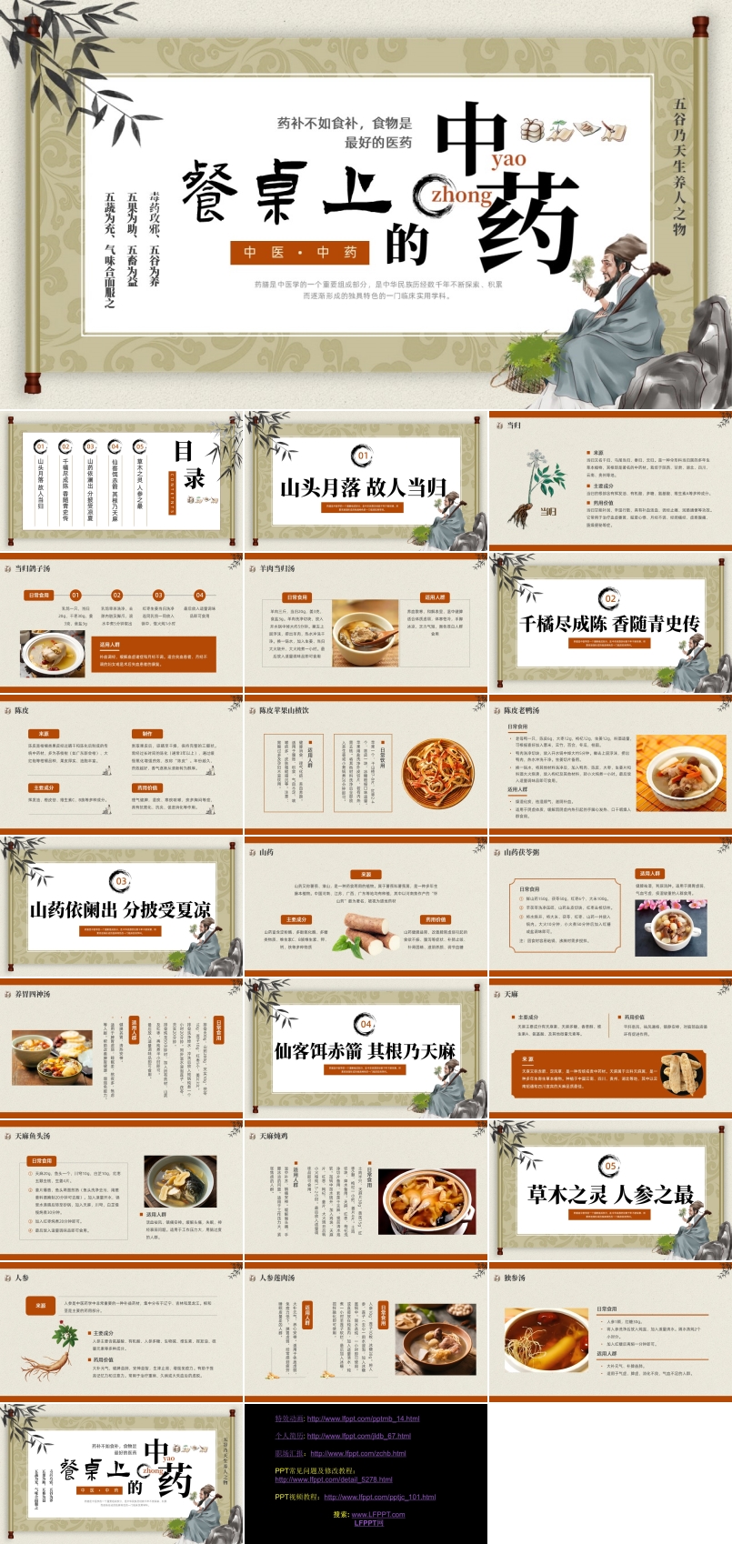 餐桌上的中药PPT课件含讲稿