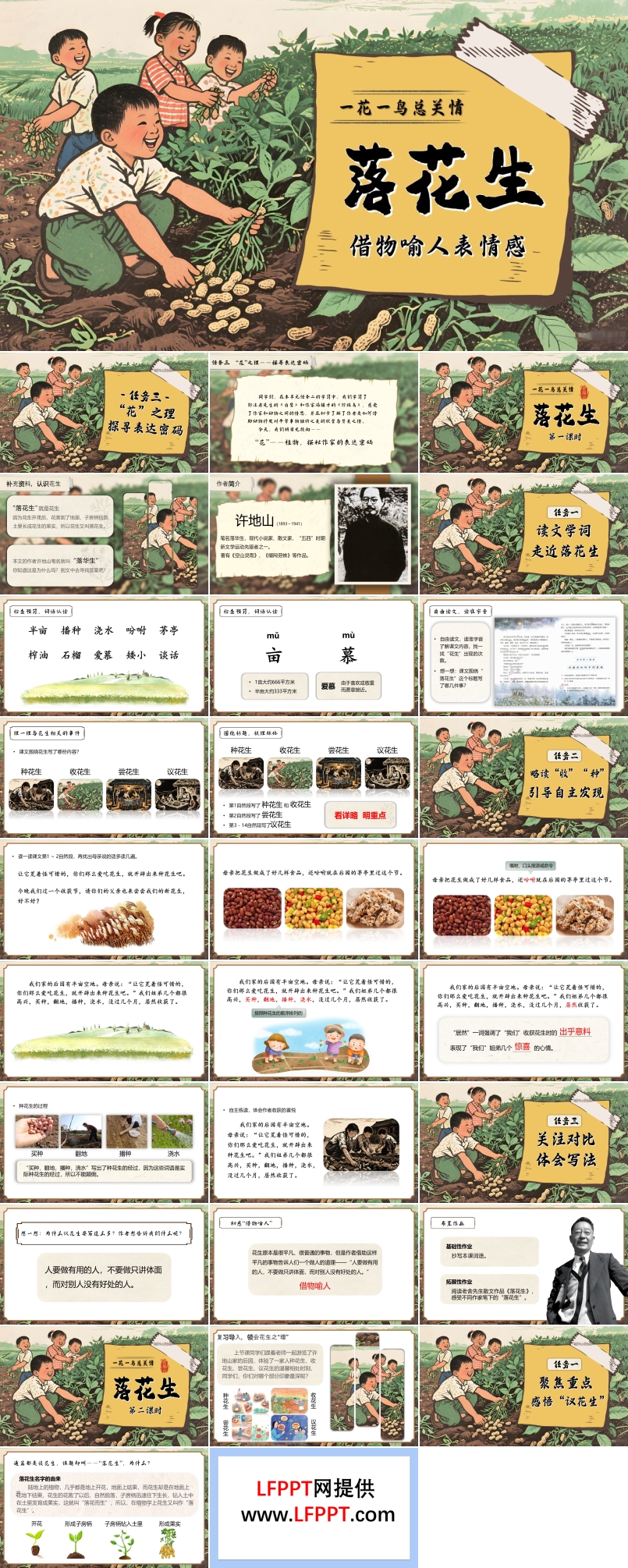 《落花生》五年级语文上册PPT课件含教案