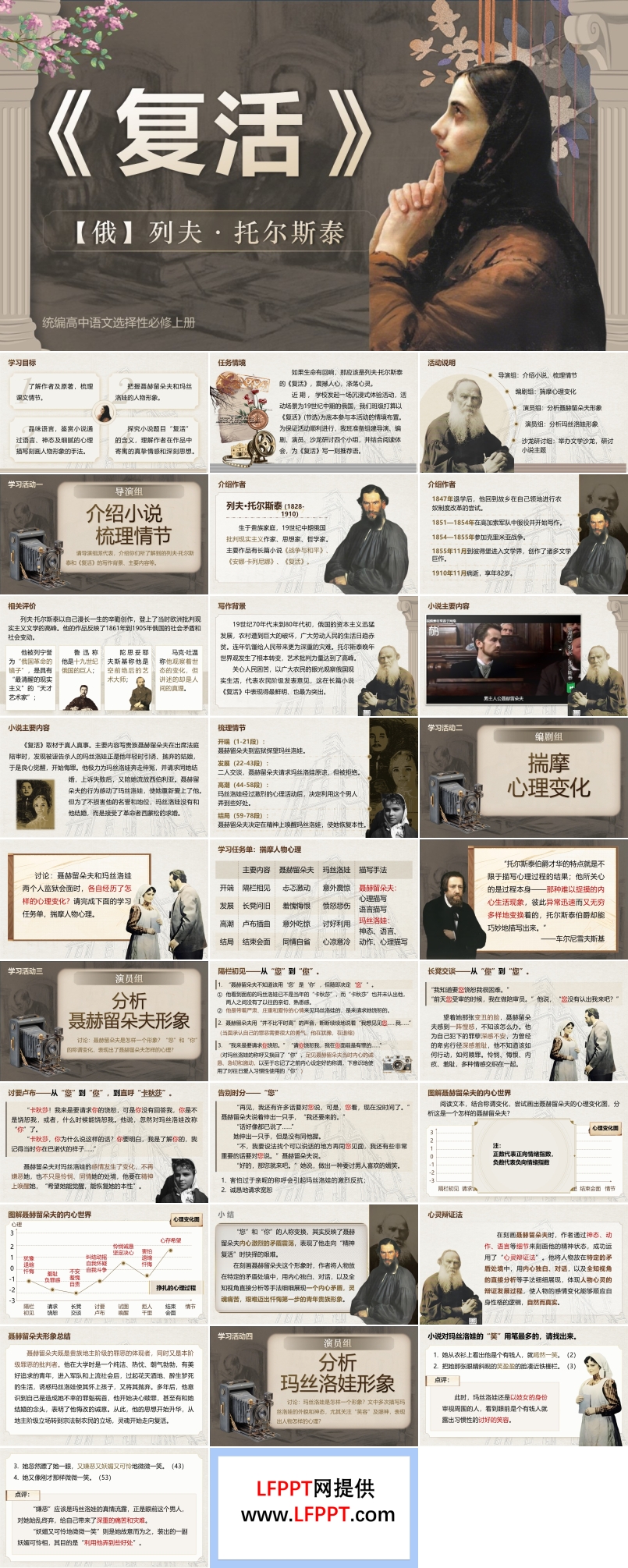 《復(fù)活 》部編高中語文選擇性必修上冊PPT課件含教案