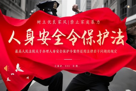 人身安全令保護(hù)法學(xué)習(xí)解讀PPT課件含講稿