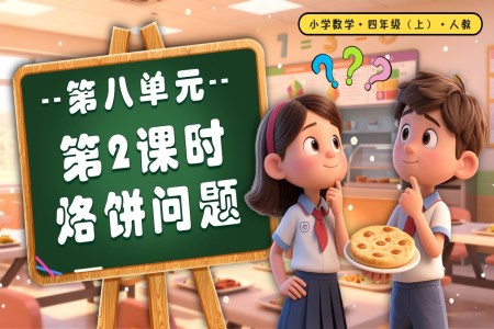 第八单元第02课时烙饼问题四年级数学上册人教PPT课件含教案