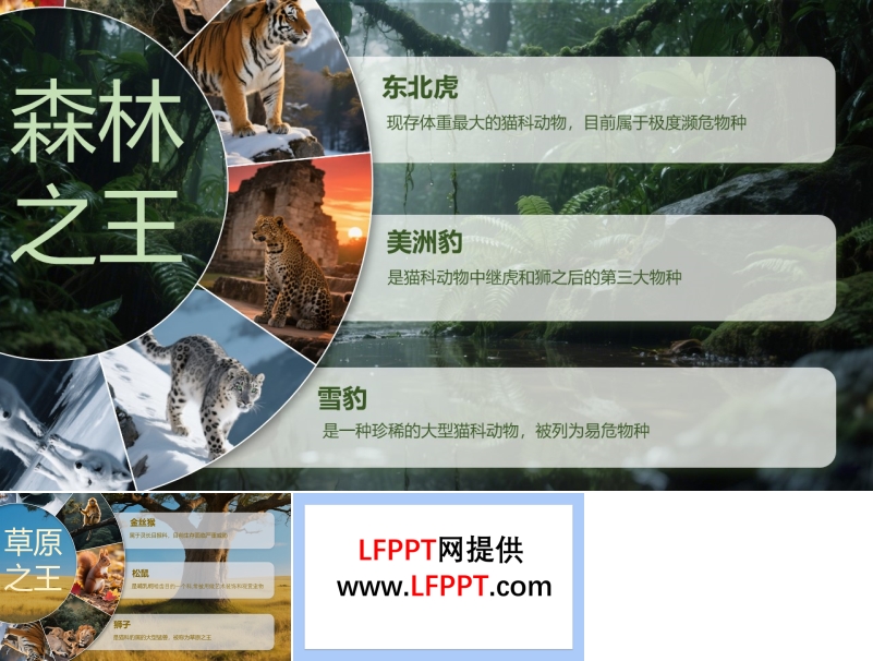 圆环图片转动切换动画PPT【特效动画 】