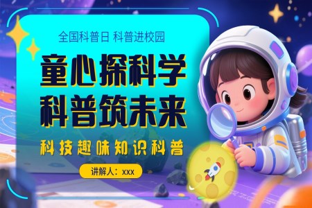 全国科普日科普知识进校园PPT课件含讲稿