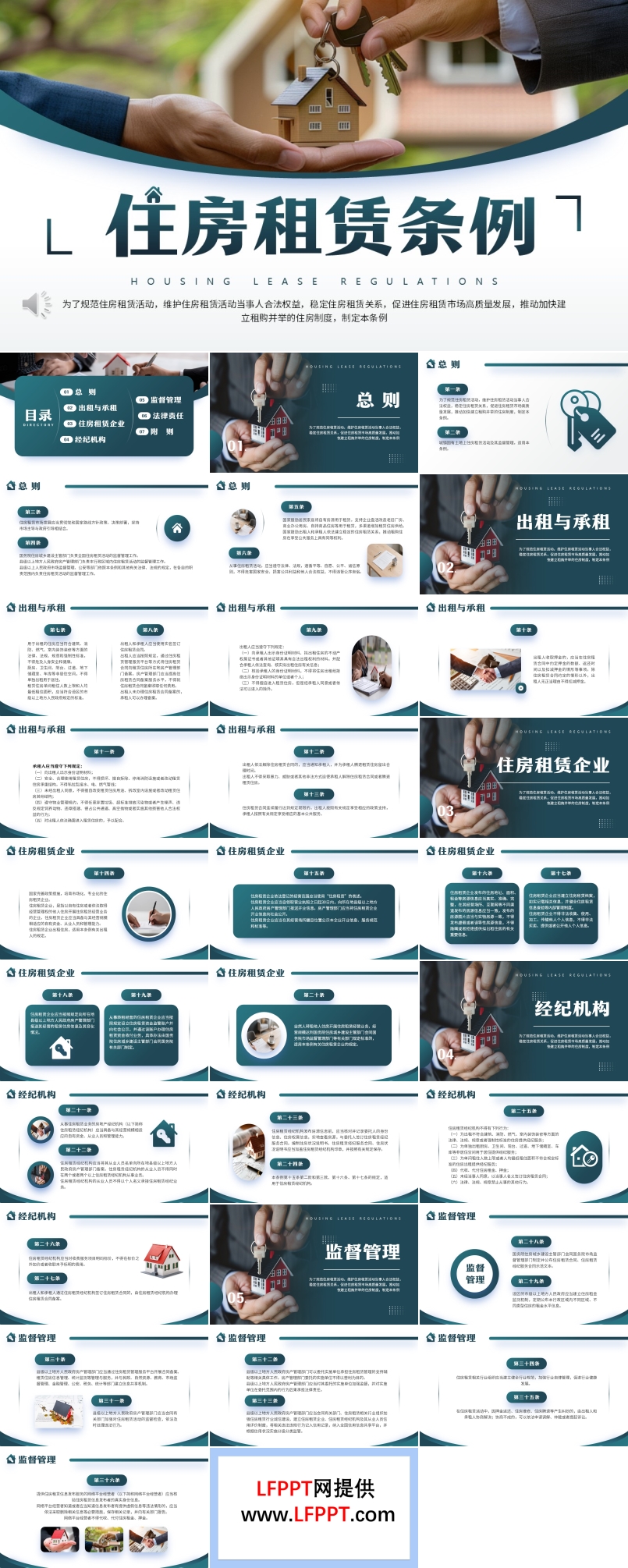 住房租赁条例解读PPT课件含讲稿
