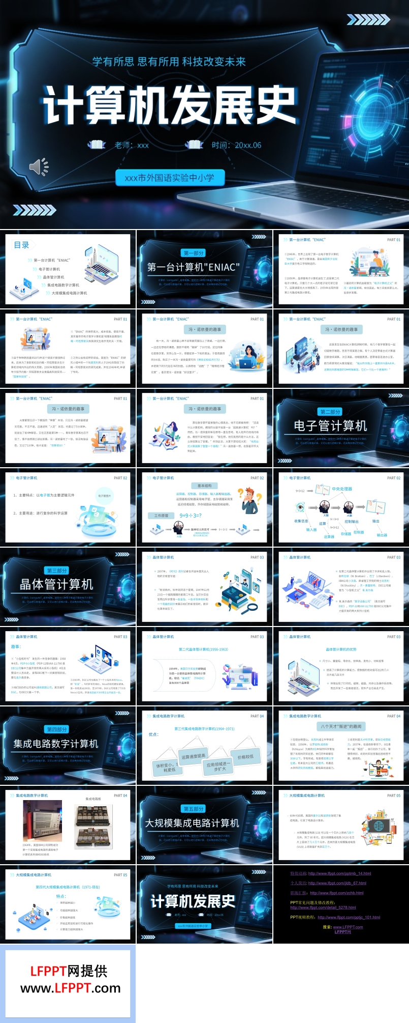 计算机发展史课件PPT含讲稿