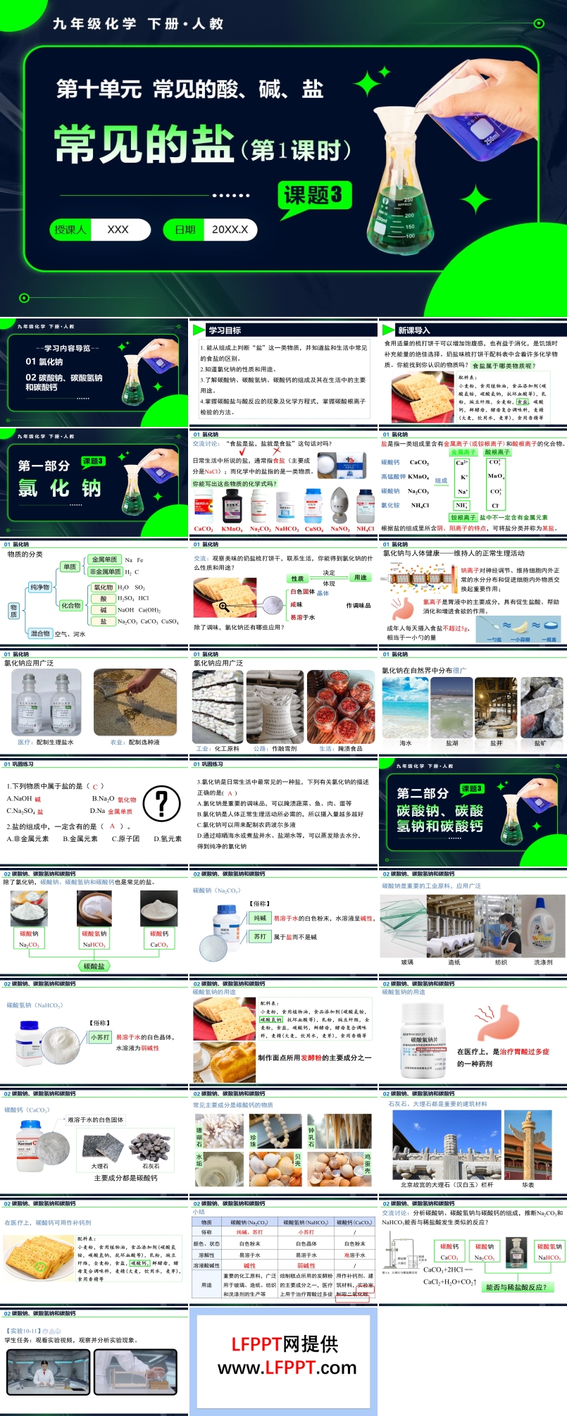 课题3 常见的盐（第1课时）人教九年级化学下册PPT课件含教案