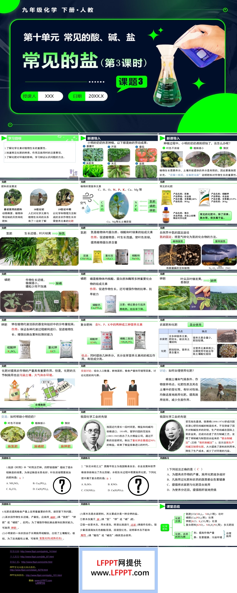 课题3 常见的盐（第3课时）人教九年级化学下册PPT课件含教案
