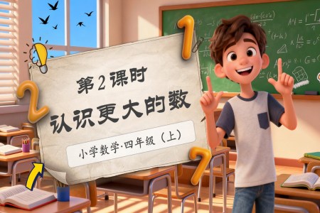 第一单元第2课时认识更大的数北师大数学四年级上册PPT课件含教案