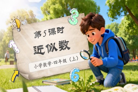 第一单元第5课时近似数北师大数学四年级上册PPT课件含教案