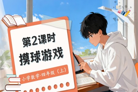 第八单元第2课时摸球游戏北师大数学四年级上册PPT课件含教案