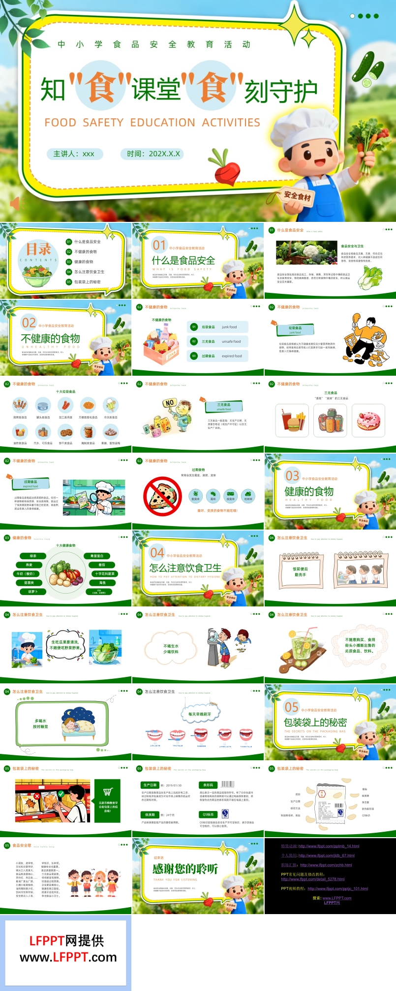 食品安全教育课件PPT含讲稿