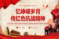 忆峥嵘岁月传红色抗战精神PPT抗战胜利80周年专题课件含讲稿
