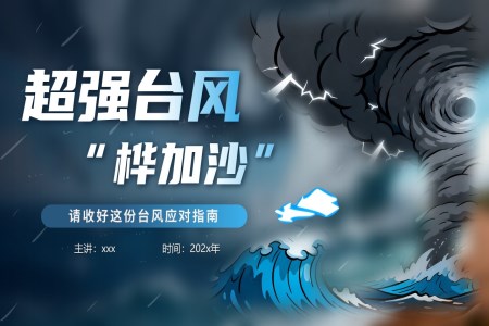 超强台风桦加沙台风应对指南PPT课件含讲稿