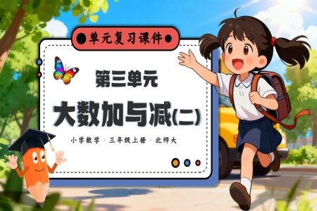 第三单元 大数加与减（二）（知识清单）三年级数学上册北师大PPT课件含知识清单