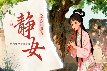 《静女》中职语文上册PPT课件含教案