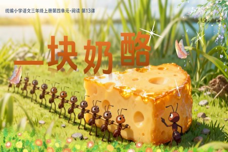 《一块奶酪》部编三年级语文上册PPT课件含教案