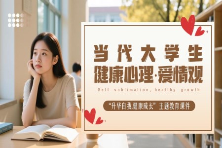 大学生心理健康与爱情观主题教育PPT课件含讲稿