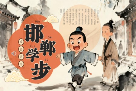 邯郸学步成语介绍PPT课件含讲稿