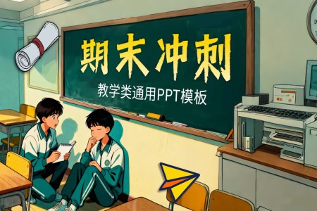 期末考试动员会期末冲刺主题班会PPT含讲稿