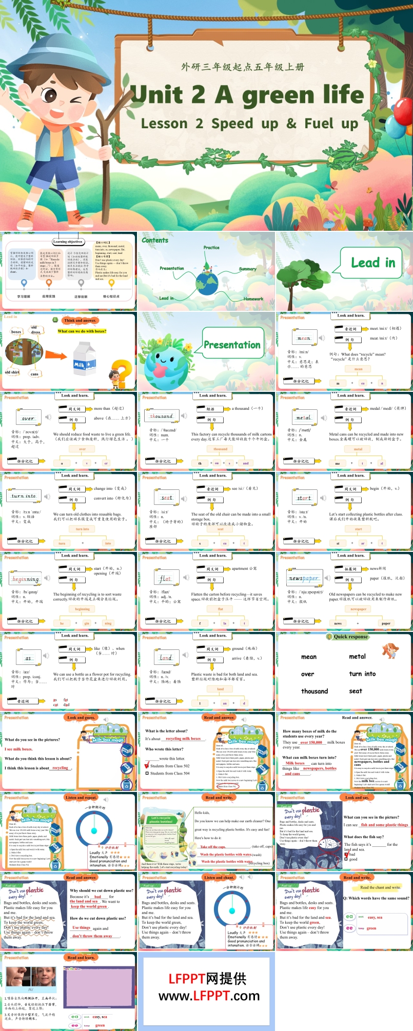 Unit 2 第2课时 Speed up & Fuel up  (教学课件）五年级英语上册（外研三起·新教材）ppt课件含教案