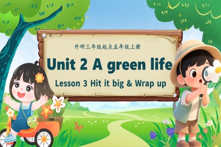 Unit 2 第3课时 Hit it big & Wrap up (教学课件）五年级英语上册（外研三起·新教材）ppt课件含教案