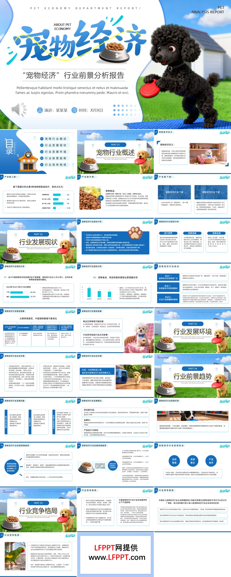 寵物經(jīng)濟前景分析報告動態(tài)PPT含講稿