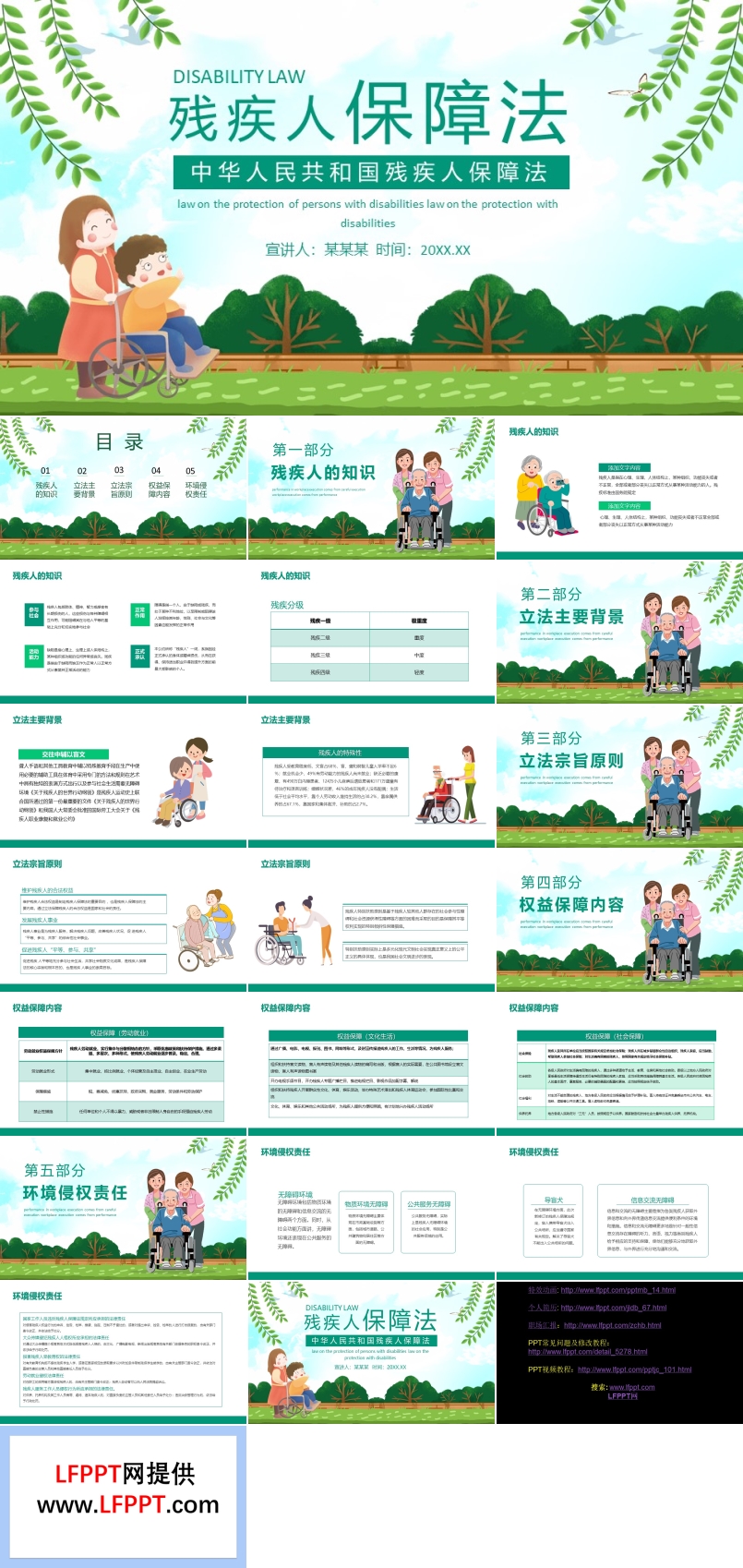 残疾人保障法PPT