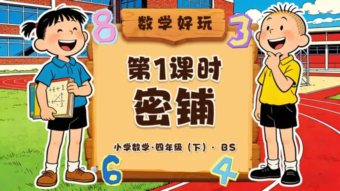 數(shù)學(xué)好玩 第1課時(shí) 密鋪(教學(xué)課件)四年級(jí)數(shù)學(xué)下冊(cè)北師大PPT課件(教案+分層作業(yè)+學(xué)習(xí)任務(wù)單)