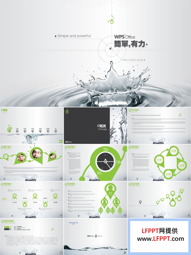 簡單商務計劃工作總結(jié)匯報動態(tài)模板