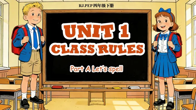 英語人教PEP四年級下冊Unit 1 第3課時 Part A Let’s spell 教學(xué)ppt課件（教案）